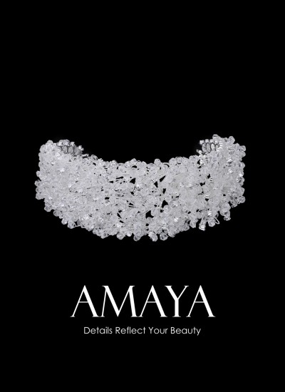 Zircon Stone Hair Accessories Models Wedding Henna Engagement Bride						