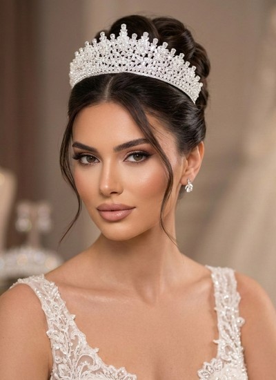 Bridal Crown Models Design Wedding Engagement Henna