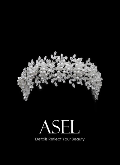 Zircon Stone Hair Accessories Models Wedding Henna Engagement Bride						