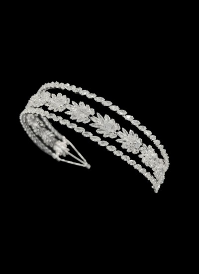 Zircon Stone Hair Accessories Models Wedding Henna Engagement Bride						