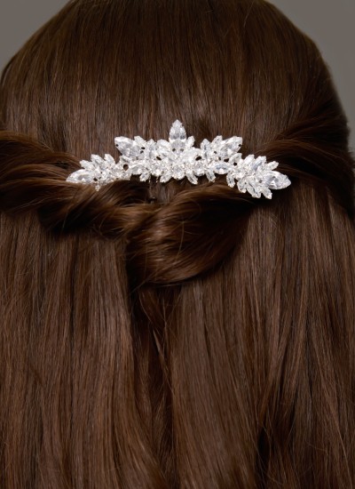 Zircon Stone Hair Accessories Models Wedding Henna Engagement Bride hair comb