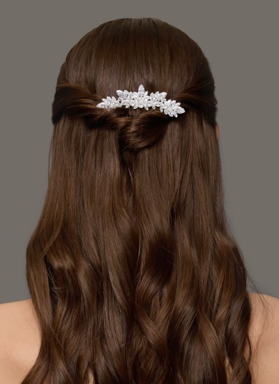 Zircon Stone Hair Accessories Models Wedding Henna Engagement Bride hair comb