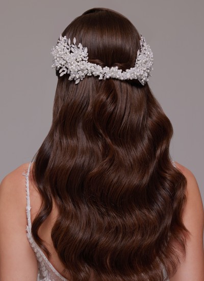 Zircon Stone Hair Accessories Models Wedding Henna Engagement Bride	