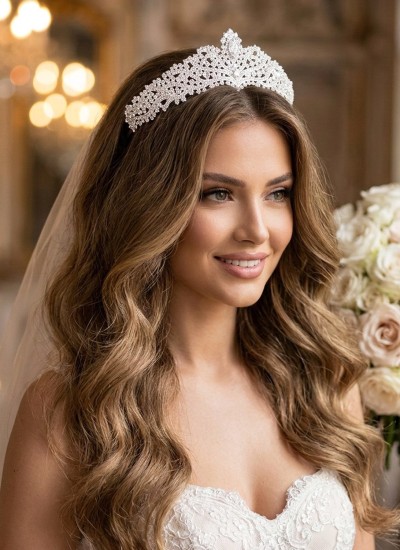Bridal Crown Models Design Wedding Engagement Henna