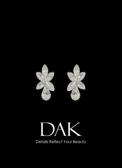 Stylish Crystal Stone Earrings – Designs for Engagements, Weddings, and Henna Nights