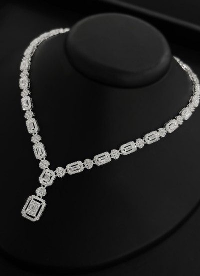 Zircon Set Necklace Wedding Henna Engagement Jewelry Set Models