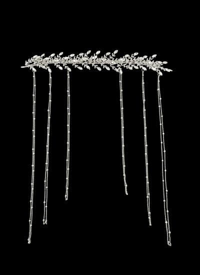 Crystal Stone Hair Accessory Models Wedding Henna Engagement Bride