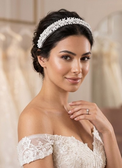 Zircon Stone Hair Accessories Models Design Wedding Henna Engagement Bride						