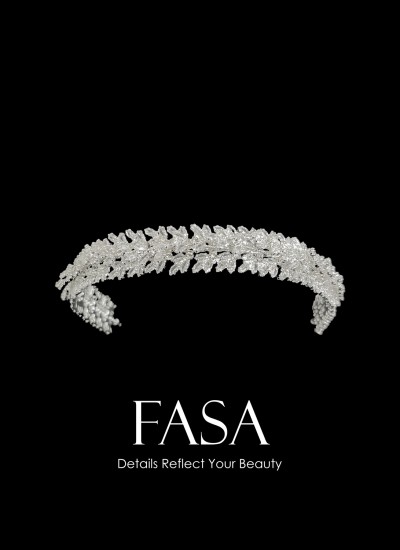 Zircon Stone Hair Accessories Models Design Wedding Henna Engagement Bride						