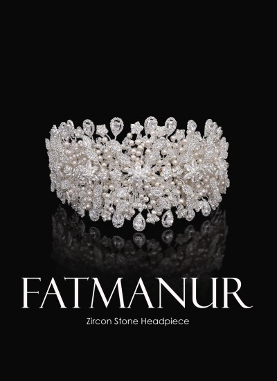 Zircon Stone Hair Accessories Models Design Wedding Henna Engagement Bride						