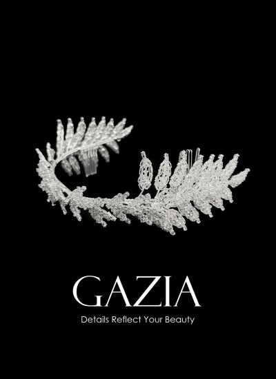 Zircon Stone Hair Accessories Models Wedding Henna Engagement Bride hair comb