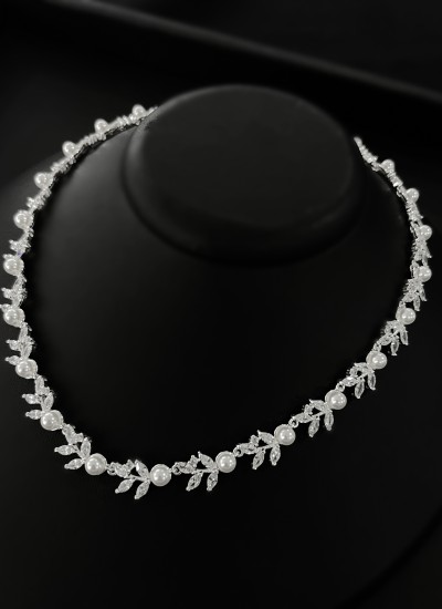 Zircon Set Necklace Wedding Henna Engagement Jewelry Set Models