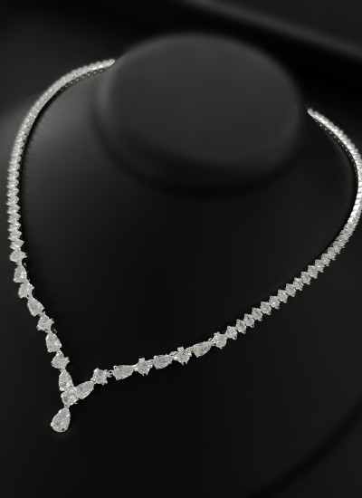 Zircon Set Necklace Wedding Henna Engagement Jewelry Set Models