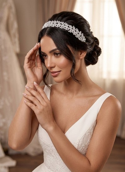 Zircon Stone Hair Accessories Models Design Wedding Henna Engagement Bride	