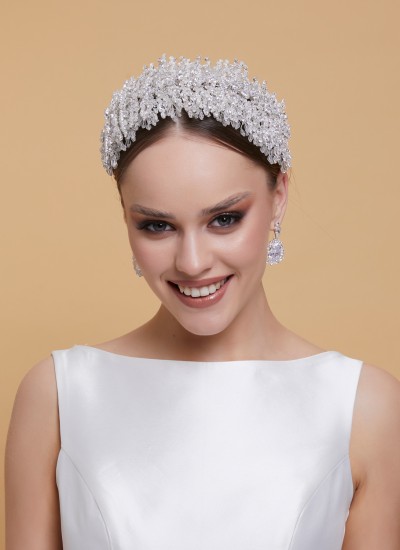 Zircon Stone Hair Accessories Models Wedding Henna Engagement Bride		