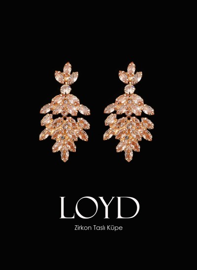 Zircon Stone Earrings Engagement Wedding Design Henna Stylish Earring Models