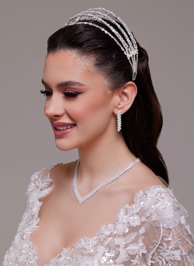 Bridal Hair Accessories Models Special Design Wedding Hair Crown