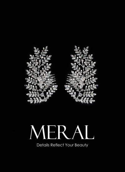 Meral Crystal Double Side Comb Hair Accessory comb hair clip bridal hair accessories