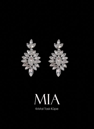 Zircon Stone Earrings Engagement Wedding Design Henna Stylish Earring Models