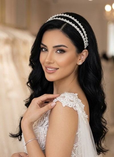 Bridal Hair Accessories Models, Custom Designed Wedding Hair Tiara Bridal Hair Accessories Models, Custom Designed Wedding Hair Tiara