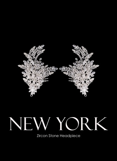 Zircon Stone Hair Accessories Comb Hairclip Models Wedding Engagement