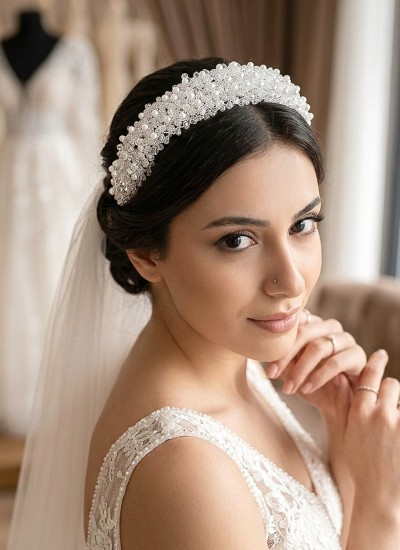Zircon Stone Hair Accessories Models Henna Wedding Engagement Bride Zircon Stone Hair Accessories Models Henna Wedding Engagement Bride