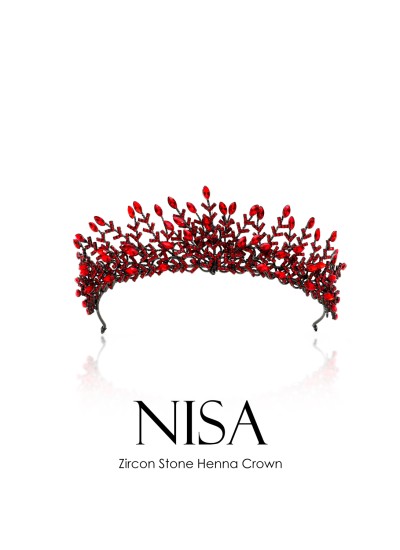 Bridal Henna Crown Hair Accessories Models Wedding Engagement