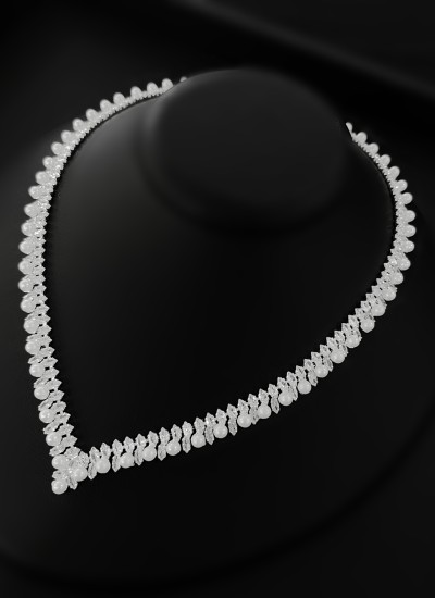 Zircon Set Necklace Wedding Henna Engagement Jewelry Set Models