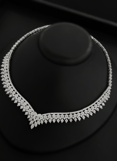 Zircon Set Necklace Wedding Henna Engagement Jewelry Set Models