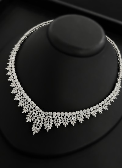 Zircon Set Necklace Wedding Henna Engagement Jewelry Set Models