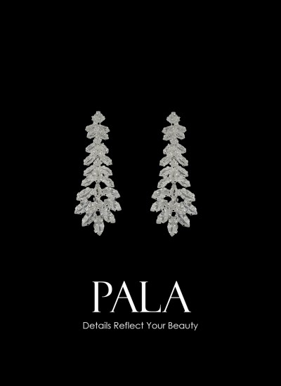 Zircon Stone Earrings Engagement Wedding Design Henna Stylish Earring Models