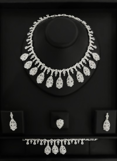 Set Necklace Wedding Henna Engagement Jewelry Set Models