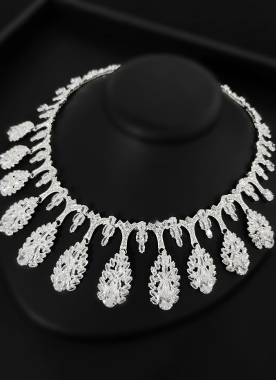 Set Necklace Wedding Henna Engagement Jewelry Set Models