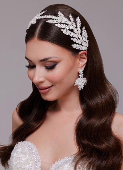 Zircon Stone Hair Accessories Models Design Wedding Henna Engagement Bride						