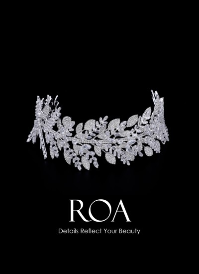 Zircon Stone Hair Accessories Models Wedding Henna Engagement Bride						