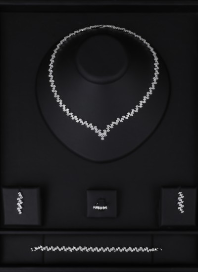 Zircon Set Necklace Wedding Henna Engagement Jewelry Set Models