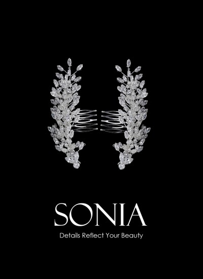 Zircon Stone Hair Accessories Models Wedding Engagement