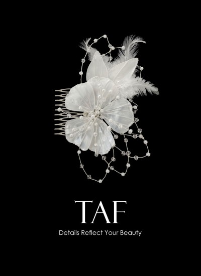 Crystal Stone Hair Accessories Models Wedding Engagement hair comb