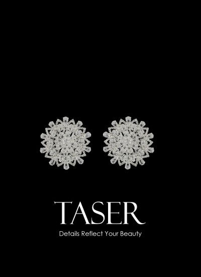 Zircon Stone Earrings Engagement Wedding Design Henna Stylish Earring Models