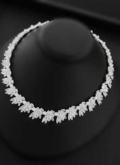 Zircon Set Necklace Wedding Henna Engagement Jewelry Set Models