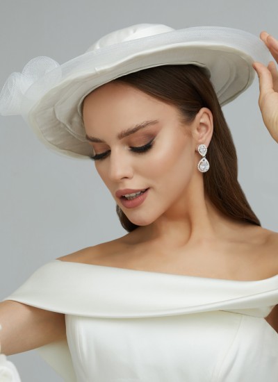 Wedding Cap Hat Wedding Bridal Accessory Engagement