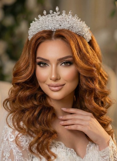 Bridal Crown Models Design Wedding Engagement Henna