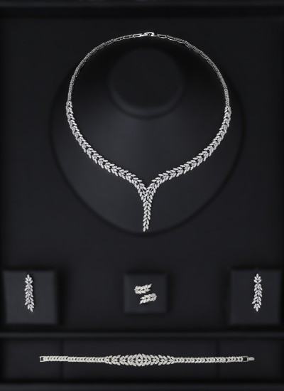 Set Necklace Wedding Henna Engagement Jewelry Set Models