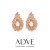 Zircon Stone Earrings Engagement Wedding Design Henna Earring Models Stylish Earrings