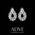 Zircon Stone Earrings Engagement Wedding Design Henna Earring Models Stylish Earrings