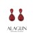 Crystal Stone Earrings Engagement Wedding Design Henna Stylish Earring Models