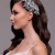 Crystal Beaded Scalloped Hair Accessories Models Wedding Engagement