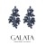 Galata Zircon Stone Earrings Honey Wedding Wedding Bridal Engagement Accessories