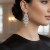 Crystal Stone Earrings Engagement Wedding Design Henna Stylish Earring Models