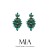 Zircon Stone Earrings Engagement Wedding Design Henna Stylish Earring Models